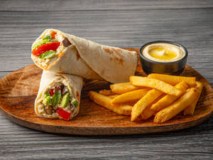 Hummus And Avocado Wrap