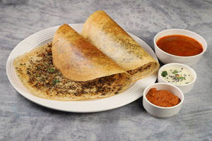 Ghee Roast Garlic Pepper Masala Dosa
