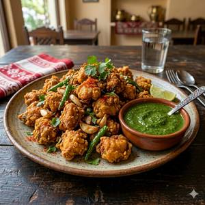 Chicken Garlic Pakoda 