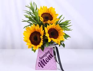 Sunflowers In Amazing Mom Box