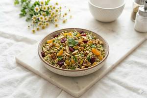 Sprouts and Dry Fruits Salad