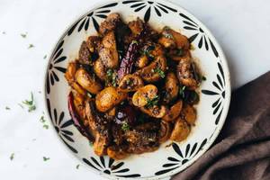 Mushroom pepper fry