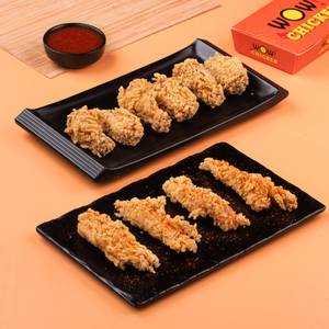 6 pcs Fried Wings + 4 Pcs Peri Peri Strips