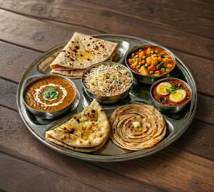 Egg Curry Dal Makhni Mini Thali