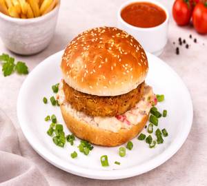 Veg Crispy Cheese Burger