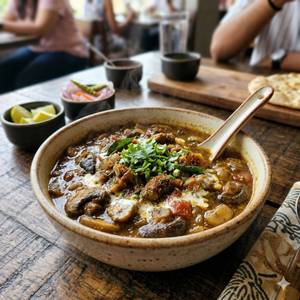 Mushroom Chatpata Gravy
