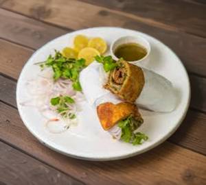 Chicken Seekh Kabab rumali roll