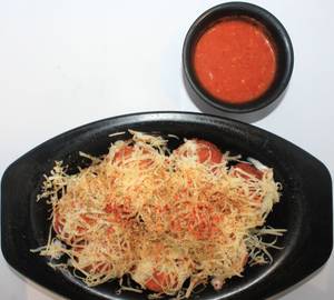 Corn And Cheese Peri Peri Momos (8 Pcs)