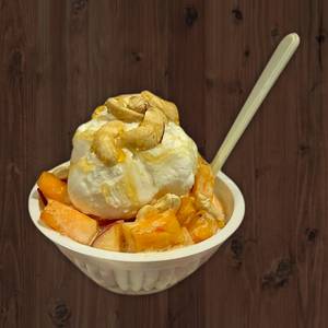 Fruit salad ice cream
