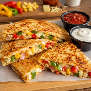 Veggie Cheese Quesadillas