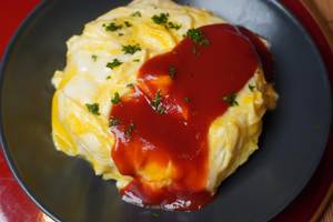 Omu Rice  Chicken