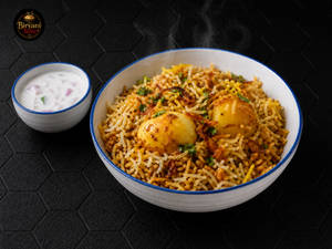 Egg & Potato Dum Biryani