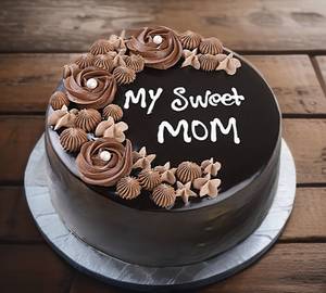 Chocolate Cake Cream Mother Day 2