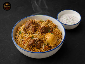 Mutton & Egg Dum Biryani