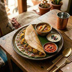 Onion Masala Dosa