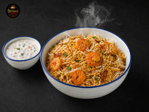 Prawns Dum Biryani