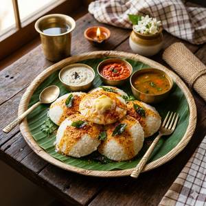 Butter Podi Idli