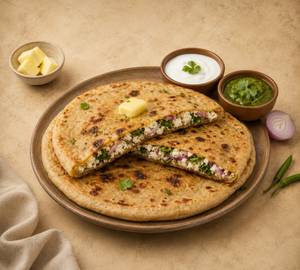 Paneer Pyaaz Paratha