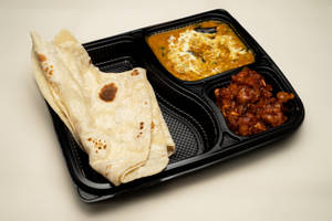 Butter Naan (2 Pcs) + Dal Fry + Gobi Manchurian
