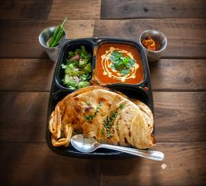 Dal Makhani Combo (Dal Makhani + 1 Butter Naan + 1 Laccha Paratha + Butter Milk)