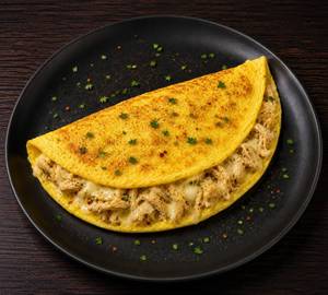 Chicken cheese omelette