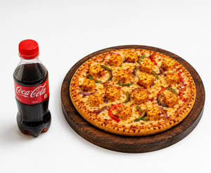 Paneer Tikka Pizz Whit Coke (250ml)