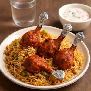 Chicken Lollipop Biryani