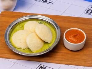 Protein Idlis With Chickpea Chutney (20g+ Protein)