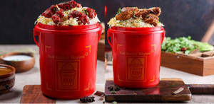 Red Bucket Special Chicken Biryani [4 Person]