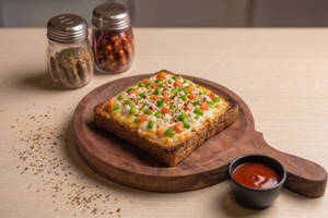 Bread Vegetable Pizza(square,4 Slices)