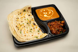 Butter Kulcha (2 Pcs) + Paneer Butter Masala + Gobi Manchurian