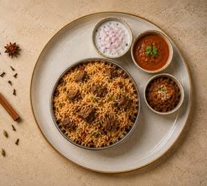 Slow Cooked Beef Dum Briyani