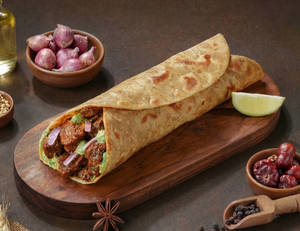 Spicy Mutton Bhuna Roll