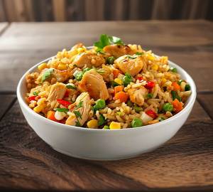 Schezwan Chicken Fried Rice