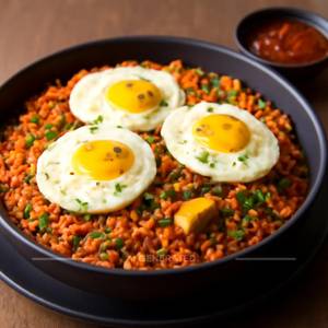 Schezwan Egg Fried Rice