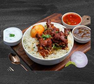 Hyderabadi Dum Special Chicken Biryani
