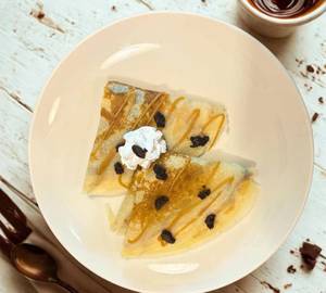 Salted Caramel Brownie Crepes