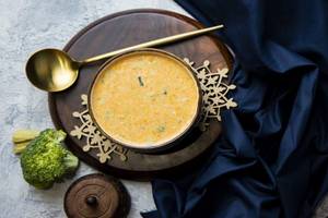 Burnt Garlic Broccoli Soup