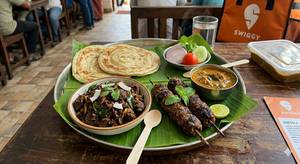3 Parotta + Beef Fry + Kabab [2 Pieces] + Gravy + Salad