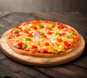 Onion Tomato Capsicum Pizza