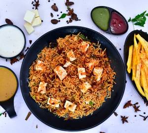 Signature Paneer Biryani + French Fries