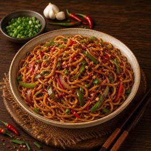 Veg Chilli Garlic Noodles