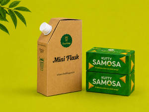 Mini Coffee Flask & 2 Kutty Samosa