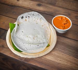 Appam + Chicken Curry