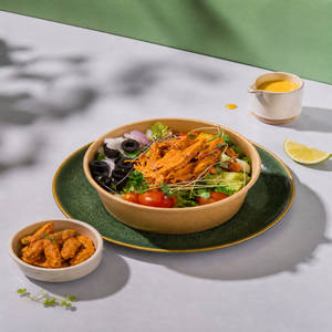 Harissa Veg Power Bowl (w) mock meat