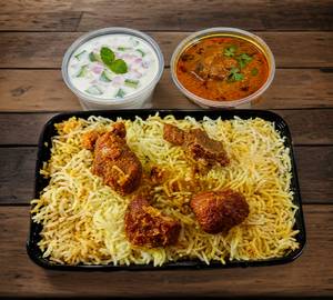 Mutton Biryani  (Zafrani )Quick Box