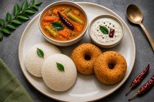 Idli - medu wada (2-2 pcs)