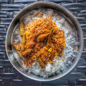 Karuvatu Kulambu Rice