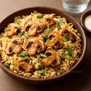 Mushroom Biriyani