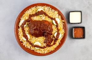 Charcoal Masala Shawaya Chicken Mandi